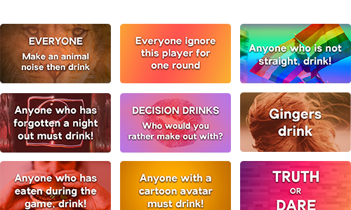 Tiles Discord drinking game
